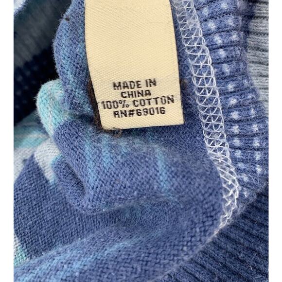 Ruff Hewn Southwestern Aztec Hooded Cotton Sweater Medium - Picture 7 of 8